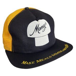 Money’s Make Meals MMMarvelous Mushrooms Trucker Hat 80s Canada NM